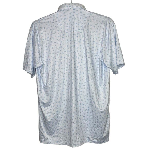 Collars & Co Polo Shirt Men XL Relaxed Tequila Shot Golf Preppy Dress Collar NEW - Picture 5 of 10